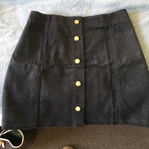 Black corduroy Skirt- brans new never worn